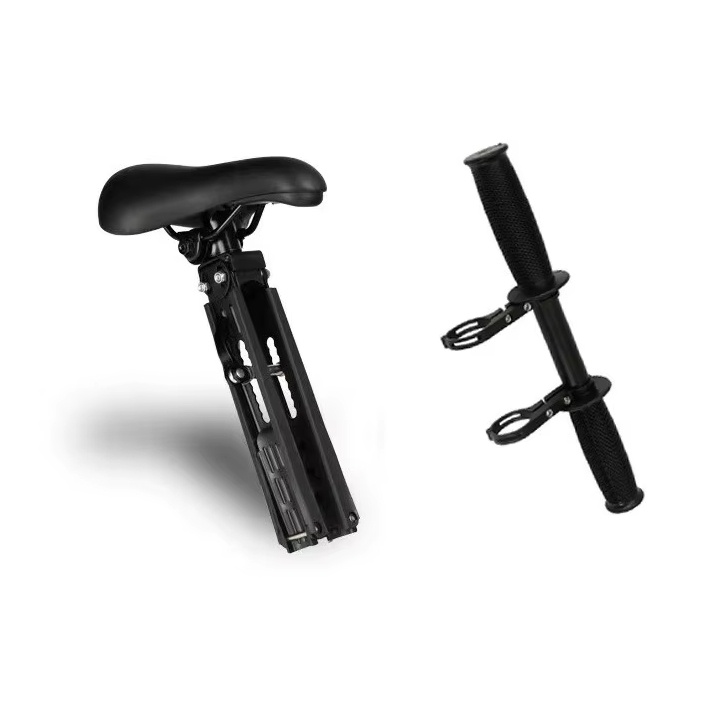 Zadel op Stang Buiszadel Herenfiets Zwart