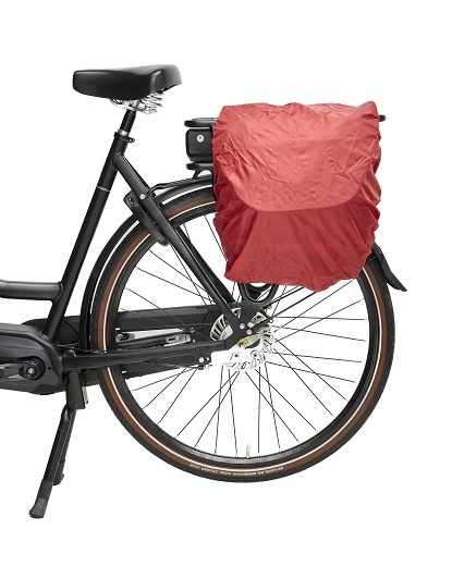 Dubbele Sportieve Fietstas SPRTV Zwart/Rood