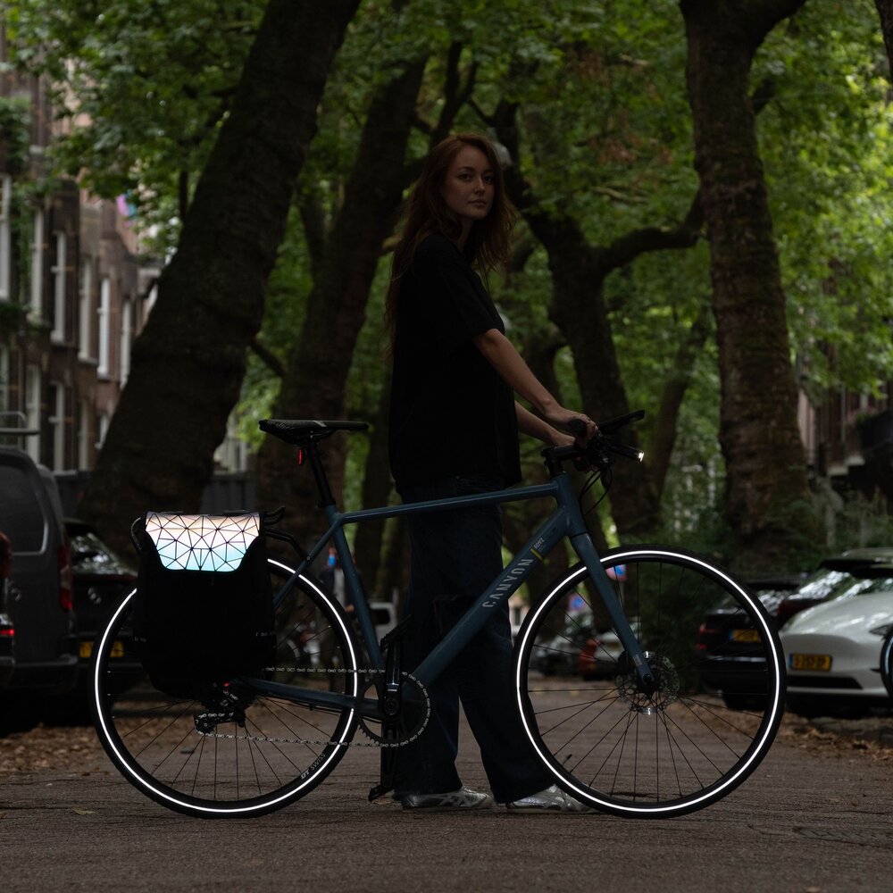 Beck Ultra Dubbele Fietstassen  Wit Beck Ultra Dubbele Fietstassen  Wit