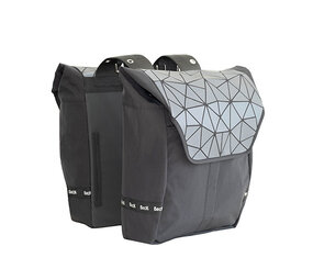 Beck Ultra Dubbele Fietstassen  Grijs Beck Ultra Dubbele Fietstassen  Grijs