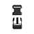 Fietstas Steeksluiting Clip Middel Artikel Canvas 41L & 47L