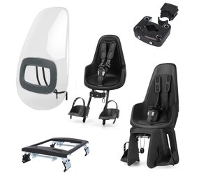 Bobike One Urban Black pakket Fietsstoeltjes Bobike One Urban Black pakket Fietsstoeltjes