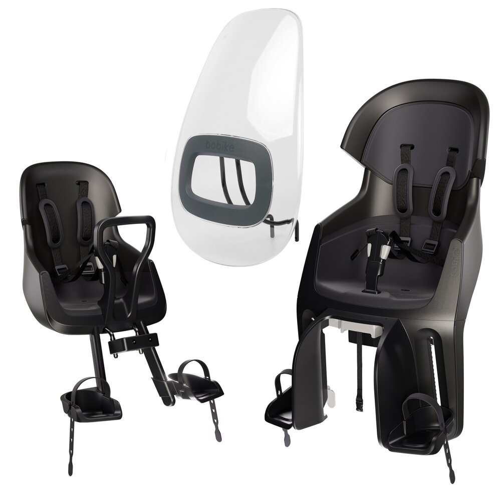 Bobike Exclusive Evolve compleet pakket met extra voordeel Urban Black