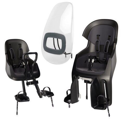 Bobike Exclusive Evolve compleet pakket met extra voordeel Urban Black