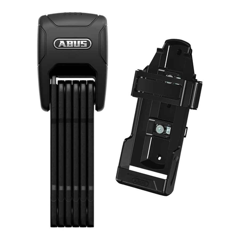 Abus vouwslot Bordo Alarm XPlus 6000KA/90 black SH met slothouder