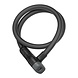 Abus kabelslot Steel-O-Flex Microflex 6615K/85 zwart Abus kabelslot Steel-O-Flex Microflex 6615K/85 zwart