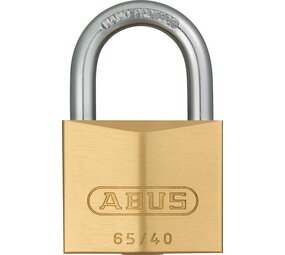 Abus hangslot 65/40 messing