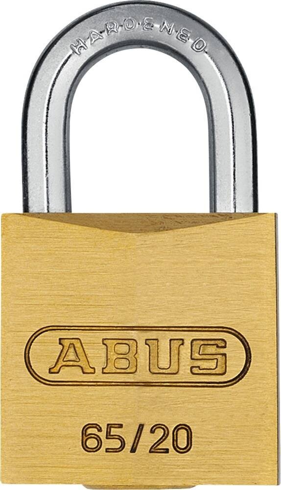 Abus hangslot 65/20 messing Abus hangslot 65/20 messing