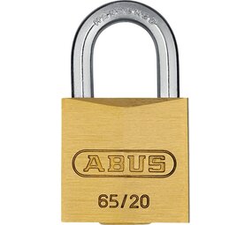Abus hangslot 65/20 messing