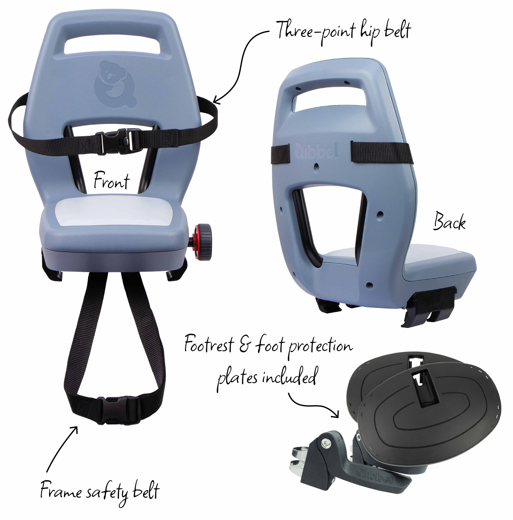 achterzitje Maxi Junior 6+ Ocean Blue