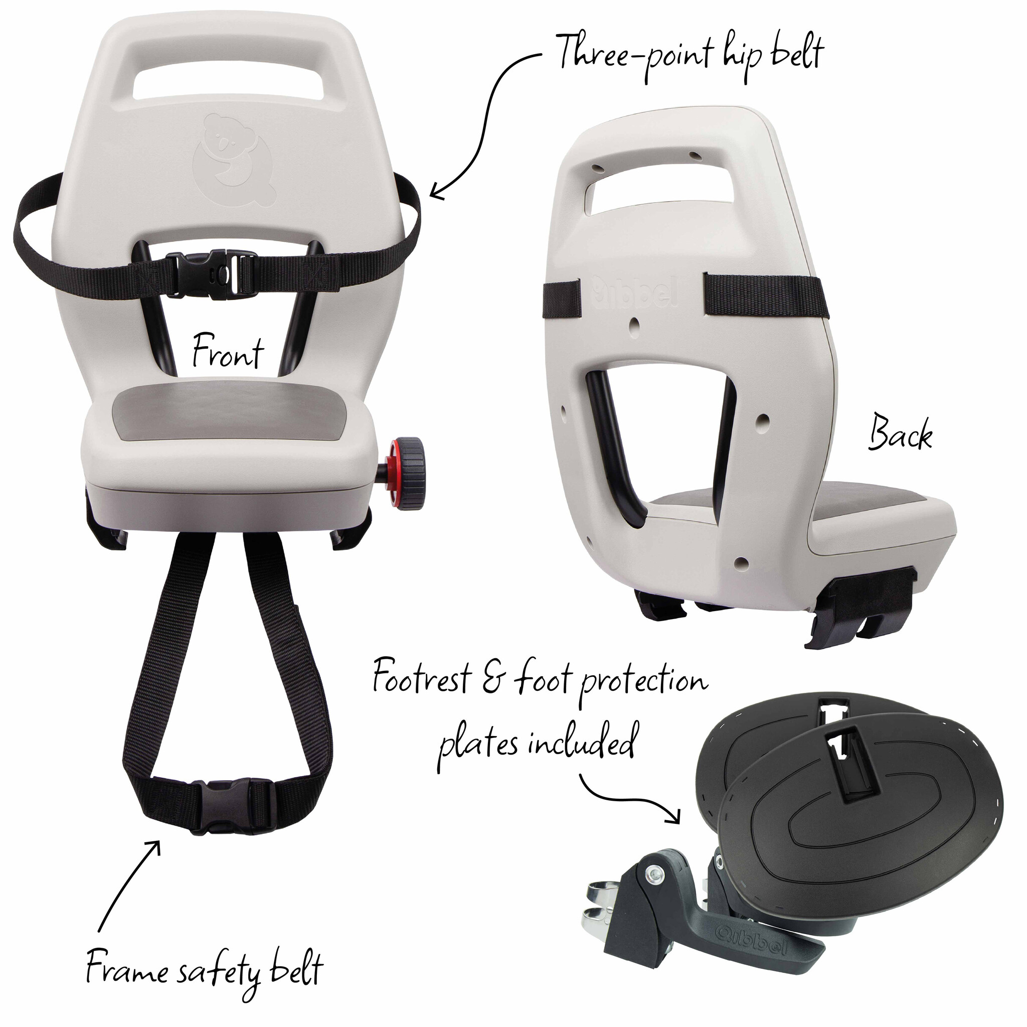 achterzitje Maxi Junior 6+ Pebble Grey