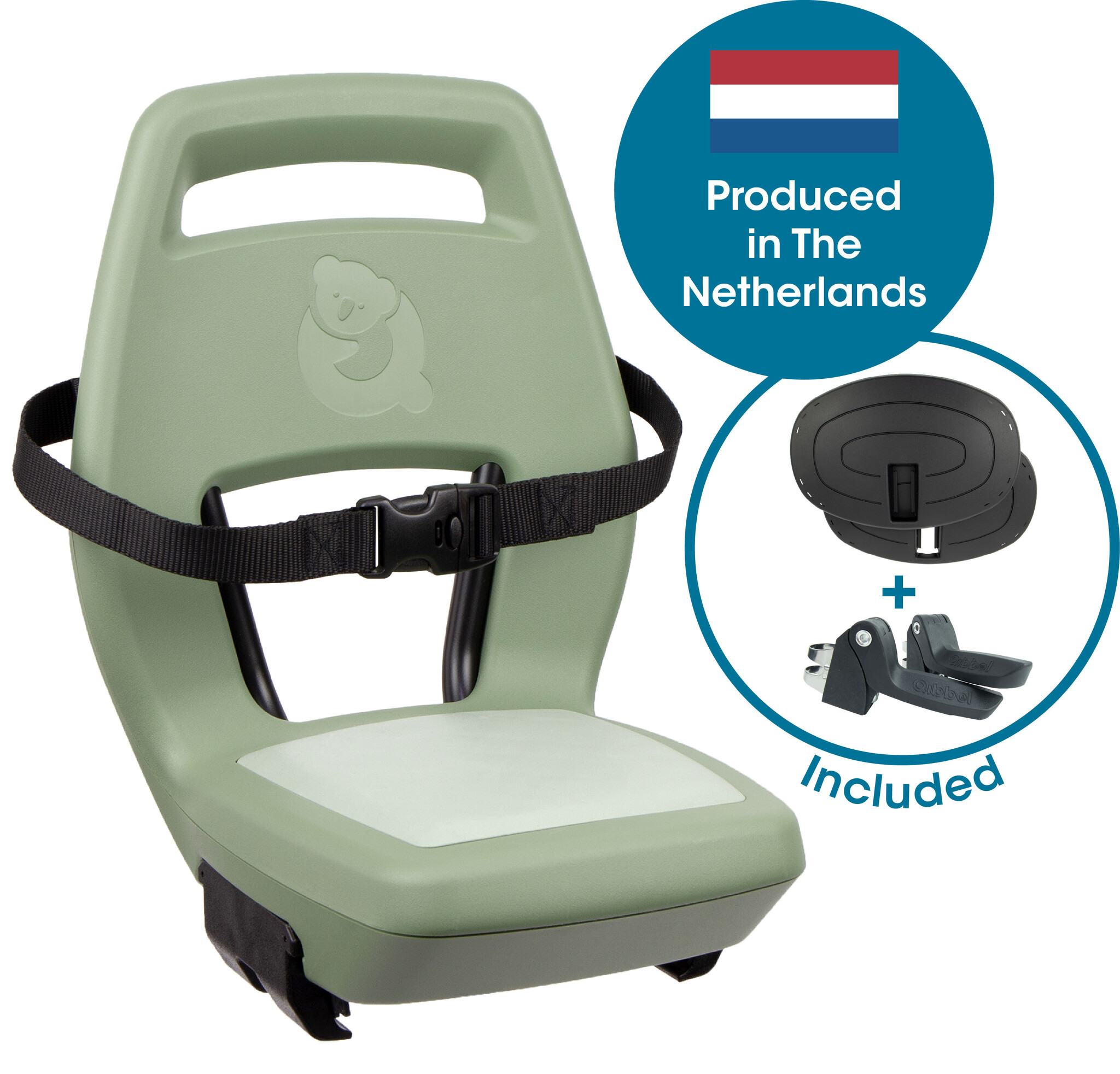 achterzitje Maxi Junior 6+ Sage Green