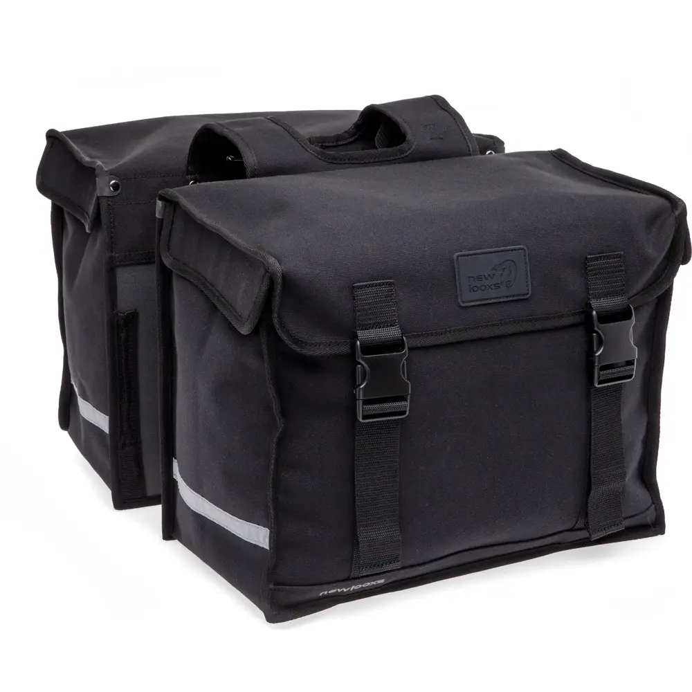 New Looxs New Looxs Camping Dubbele Fietstas 66L Waterafstotend canvaslook New Looxs New Looxs Camping Dubbele Fietstas 66L Waterafstotend canvaslook