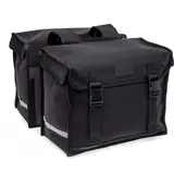 New Looxs Dubbele Fietstas Camping Zwart 66L