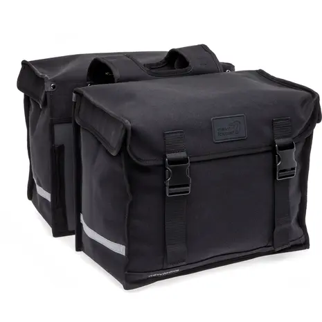 New Looxs New Looxs Camping Dubbele Fietstas 66L Waterafstotend canvaslook New Looxs New Looxs Camping Dubbele Fietstas 66L Waterafstotend canvaslook