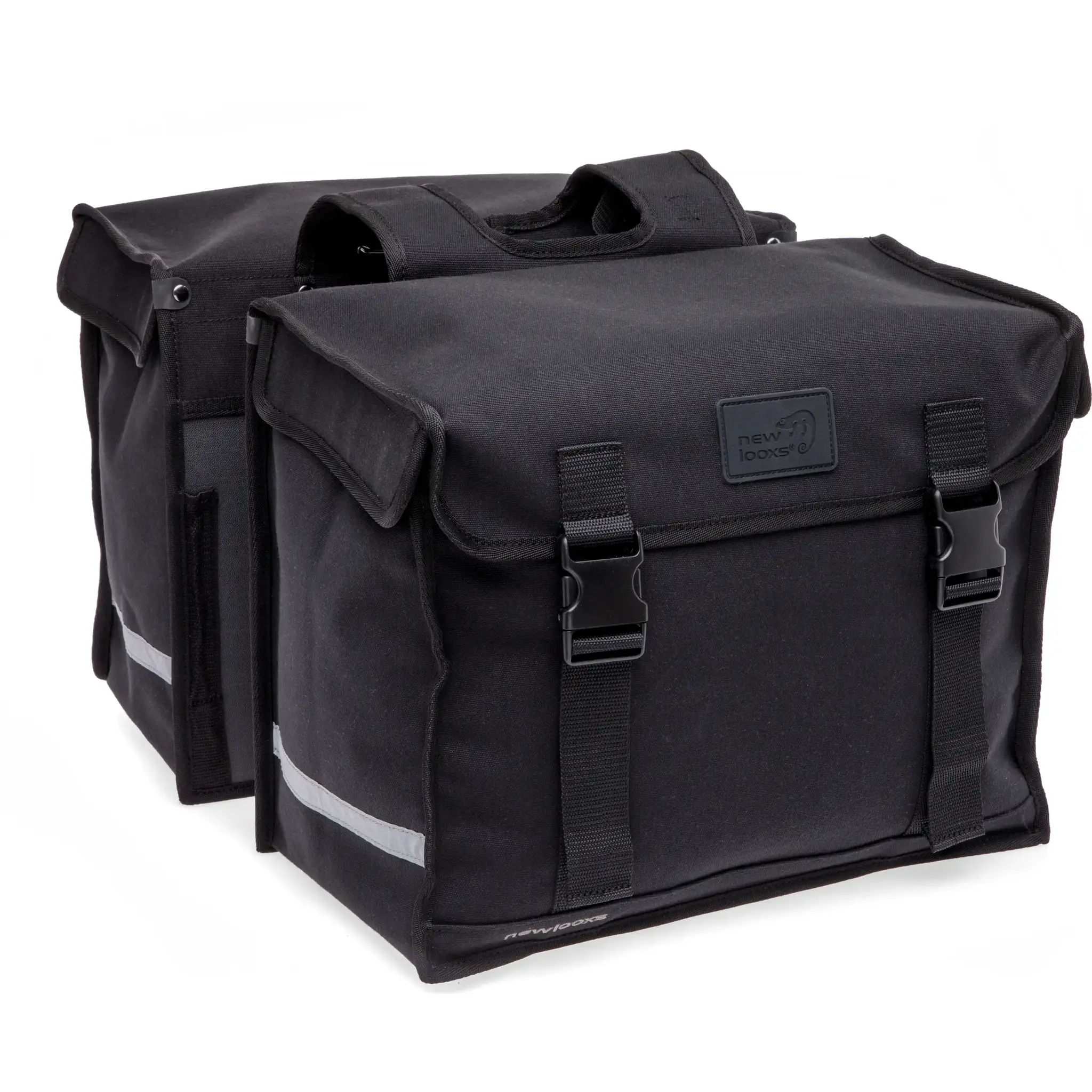 New Looxs Camping Dubbele Fietstas 66L Waterafstotend canvaslook