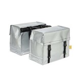 de Poort fietstas 55L Two Tone Mat Zwart Zilver de Poort fietstas 55L Two Tone Mat Zwart Zilver