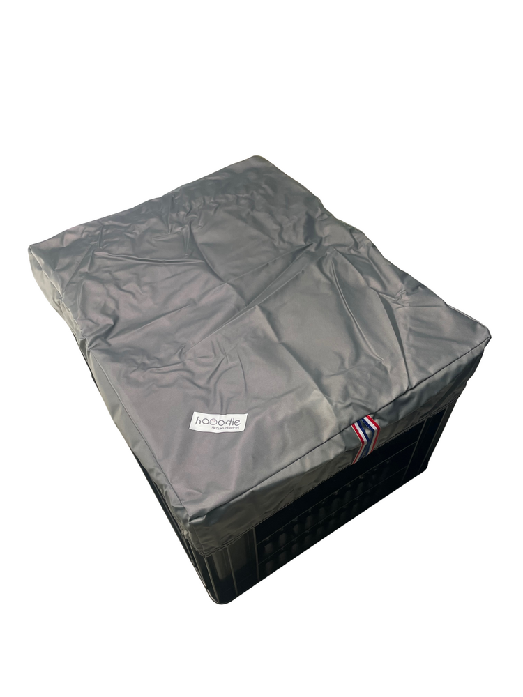 Hooodie Fietskrat Hoes Kratcover Medium Zilver