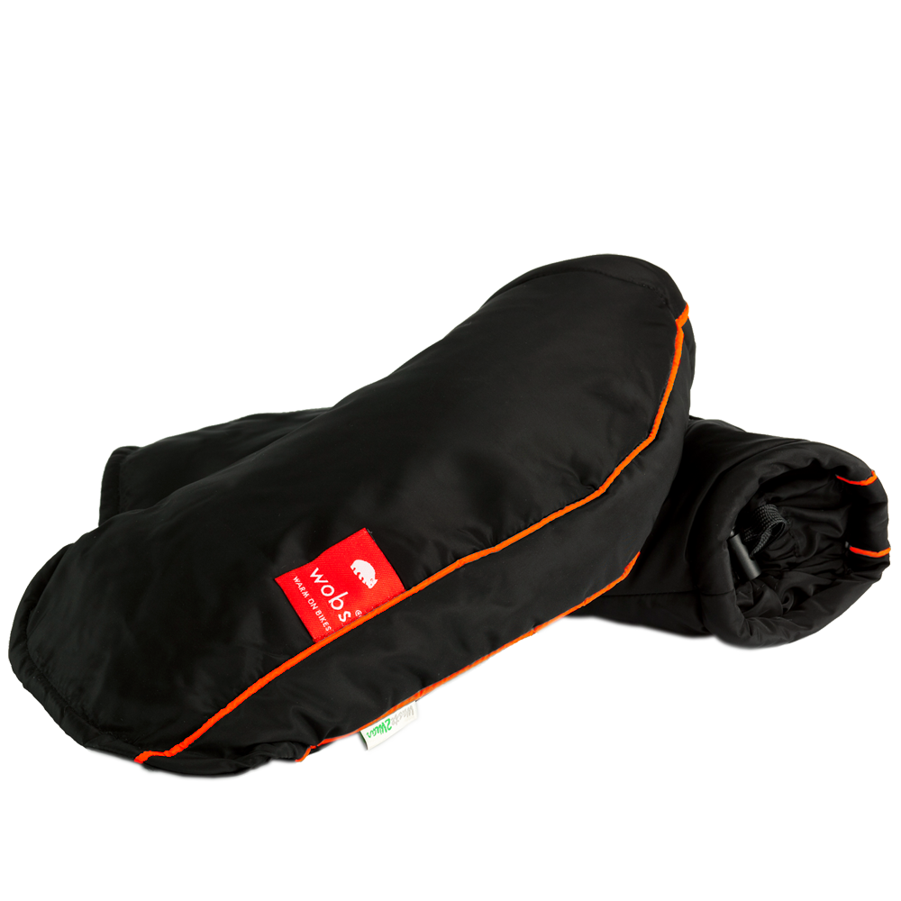 handmoffen handwarmers Urban Black Orange