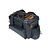 Basil Miles Tarpaulin XL Pro MIK Fietstas - Black/Orange - Extra Ruim & Waterdicht