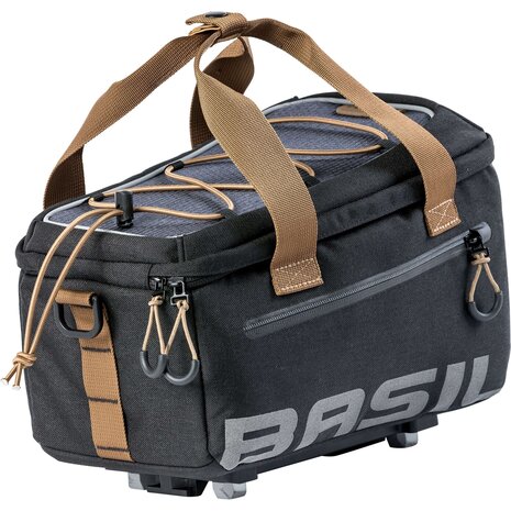 Basil Basil Miles MIK Trunkbag Fietstas 7L – Grijs/Zwart – Praktisch & Waterafstotend Basil Basil Miles MIK Trunkbag Fietstas 7L – Grijs/Zwart – Praktisch & Waterafstotend