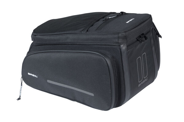 Basil Move Fietstas 10–26L – Zwart – Waterafstotend & Uitbreidbaar