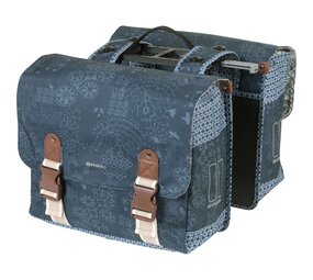 Basil fietstas dubbel Boheme indigo blauw MIK 35L Basil fietstas dubbel Boheme indigo blauw MIK 35L