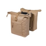 Basil fietstas dubbel Brooklyn zand MIK 41L Basil fietstas dubbel Brooklyn zand MIK 41L