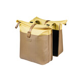 Basil fietstas dubbel Vive zand/geel 28-35L Basil fietstas dubbel Vive zand/geel 28-35L