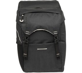 New Looxs Dubbele Fietstas Sports zwart MIK New Looxs Dubbele Fietstas Sports zwart MIK