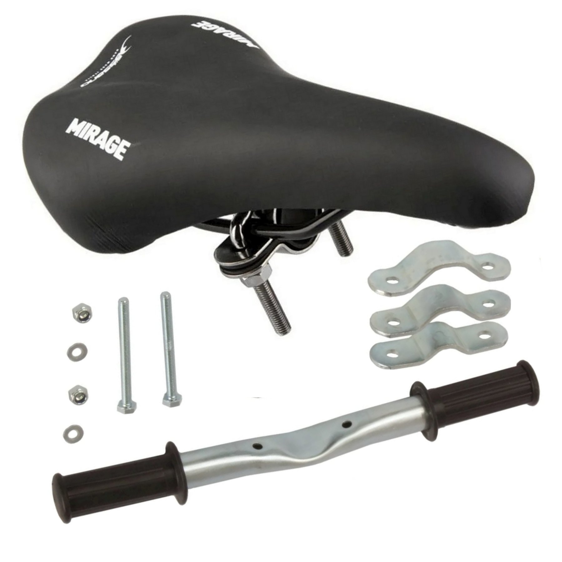 Buiszadel Set Herenfiets met Steco Voetsteunen Herenfiets