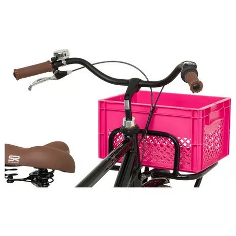 Fast Rider Kunststof Fietskrat Medium 25 liter Roze