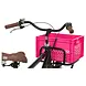 Fast Rider Kunststof Fietskrat Medium 25 liter Roze