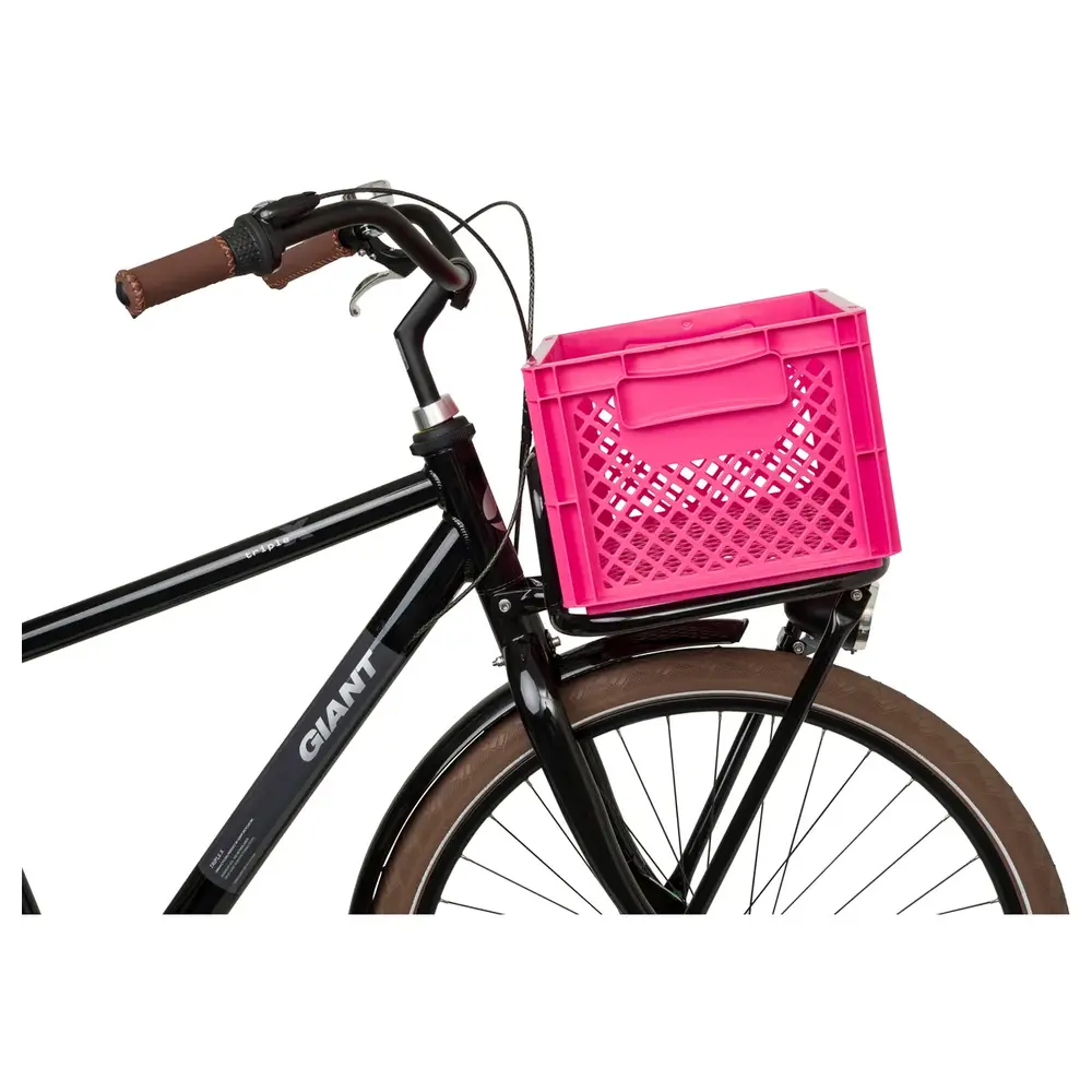 Fast Rider Kunststof Fietskrat Medium 25 liter Roze