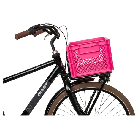 Fast Rider Kunststof Fietskrat Medium 25 liter Roze