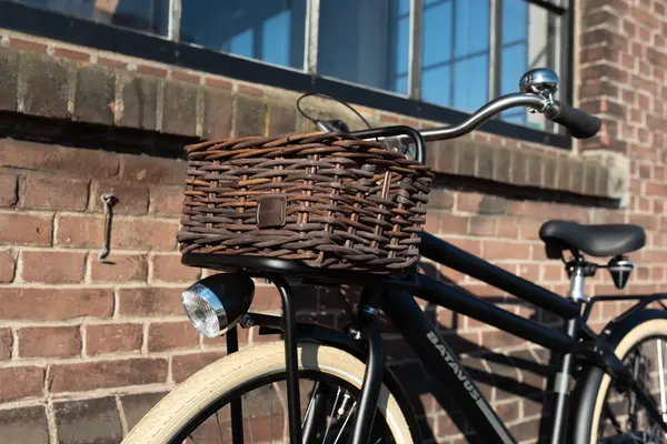 Fast Rider Junior Rotan Fietsmand Bruin