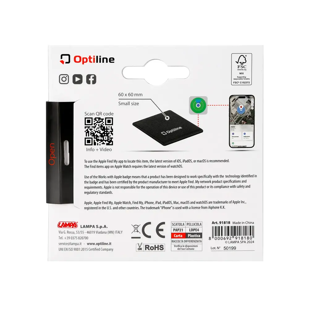 Optiline Tracker Compact Ultra-dunne compacte tracker