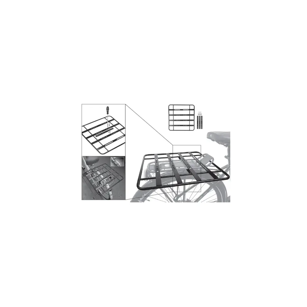 Mirage dragerverbrederplaat aluminium