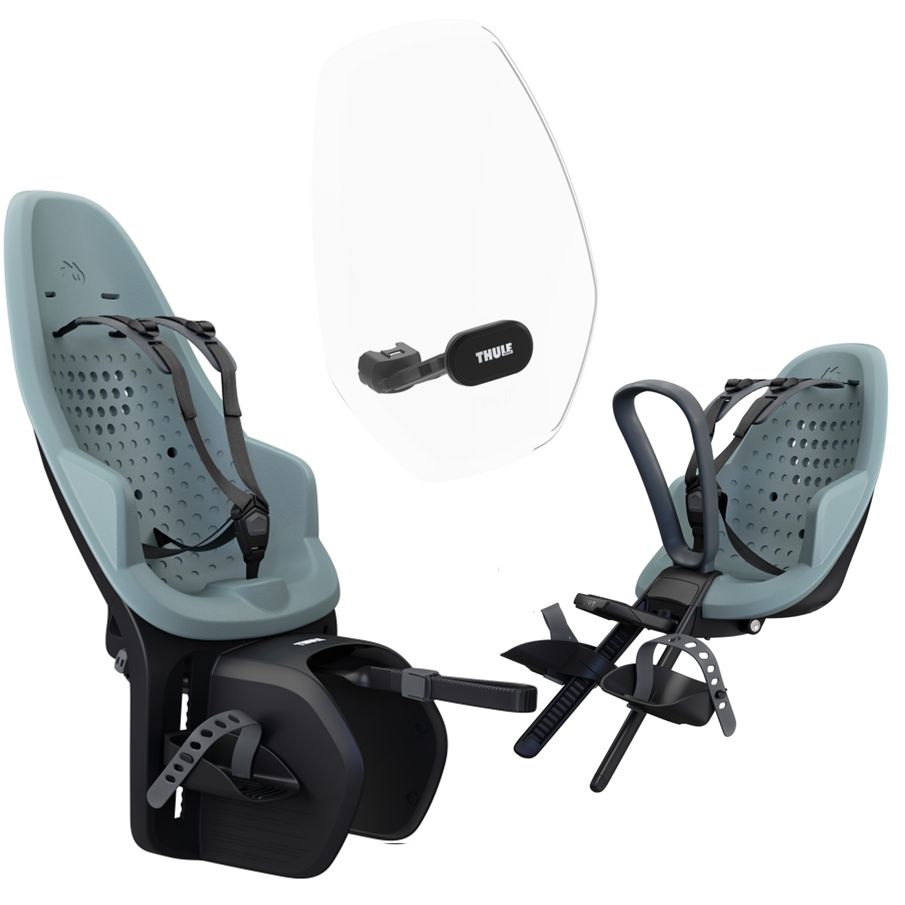 Thule Yepp 2 compleet pakket met extra voordeel Mid Blue