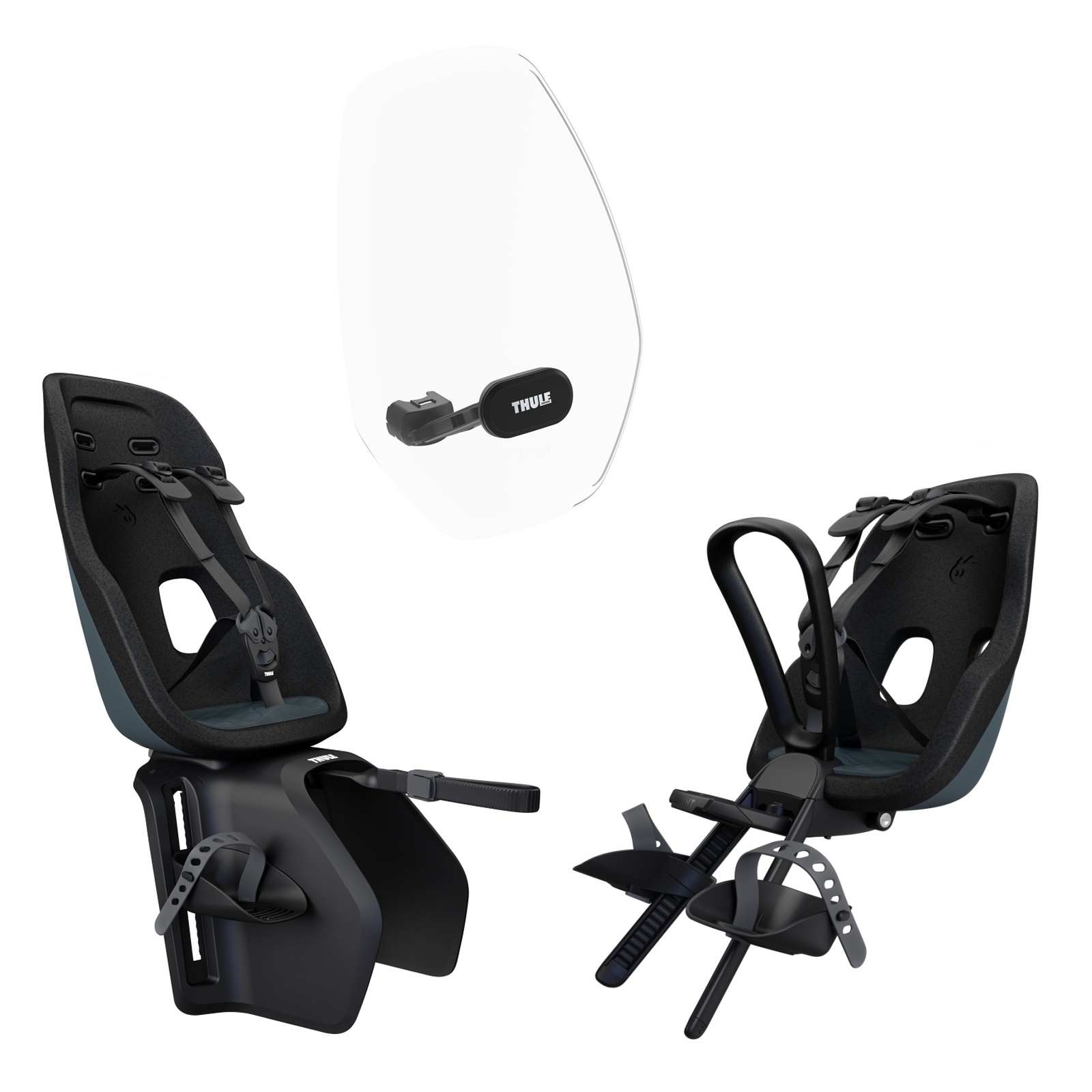 Thule Yepp Nexxt 2 compleet pakket met extra voordeel Dark slate