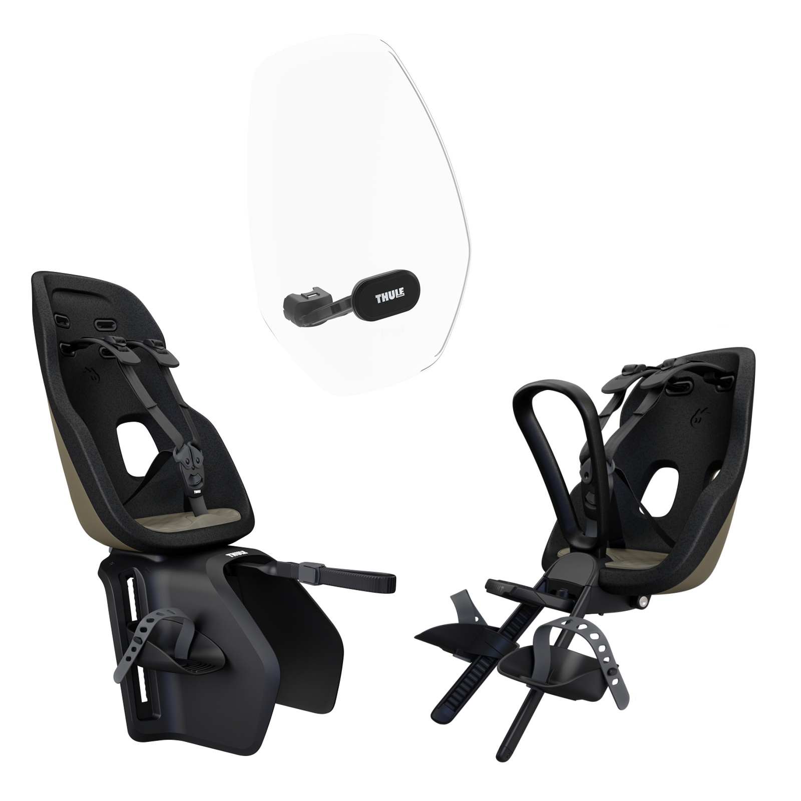 Thule Yepp Nexxt 2 compleet pakket met extra voordeel Deep khaki