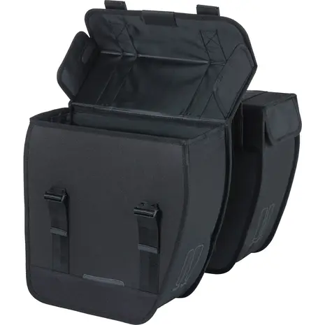 Basil dubbele fietstas Tour zwart