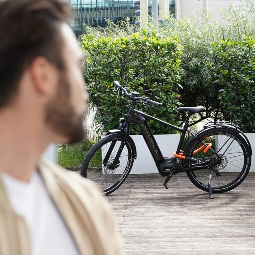 Serea Swift Smart Kettingslot 100 cm X 6 mm Sleutelloos fietsslot met smartphone