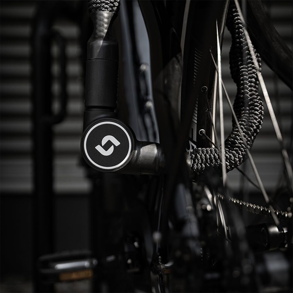 Serea Bold Smart Kettingslot 100 cm x 8 mm ART2 goedgekeurd Sleutelloos fietsslot met smartphone