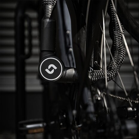 Serea Bold Smart Kettingslot 100 cm x 8 mm ART2 goedgekeurd Sleutelloos fietsslot met smartphone