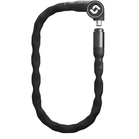 Serea Bold Smart Kettingslot 100 cm x 8 mm ART2 goedgekeurd Sleutelloos fietsslot met smartphone