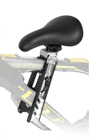 Zadel op Stang Buiszadel Herenfiets Zwart zonder Stuurtje