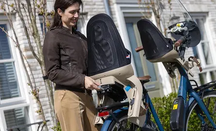 Past MIK HD op een MIK bagagedrager