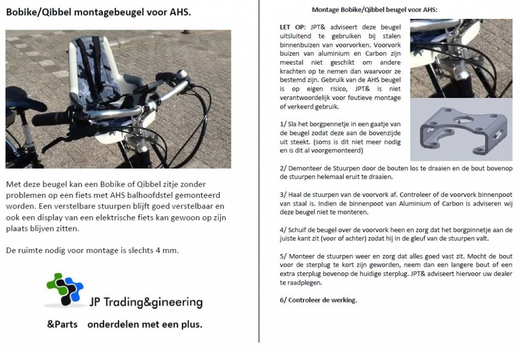 Montageblok voor Ahead Stuurpen Systemen - Copy