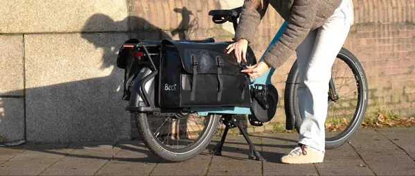 Beck Looong Dubbele Fietstas voor Longtail fietsen